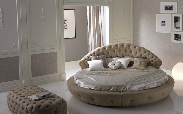 Мебель для спальни Night Collection, кровать круглая мод. Estro, PIERMARIA, Италия