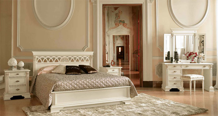 Мебель для спальня PUCCINI , комп.01 кровать, CLAUDIO SAONCELLA, Италия