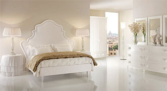  HALLEY (Италия) Мебель для спальни белая, классика, коллекция Questo Amore мод.13QA, кровать 