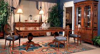  AMBOAN (Испания) Гостиная Byron: стол, стулья, буфет 