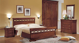  MIRANDOLA (Италия) Мебель для спальни коллекция Arena ком.110 кровать, шкаф. 
