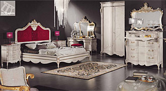  MIRANDOLA (Италия) Мебель для спальни коллекция Giulietta e Romeo ком.23 кровать, шкаф. 