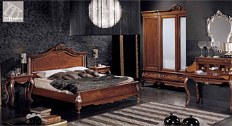  MIRANDOLA (Италия) Мебель для спальни коллекция Giulietta e Romeo ком.77 кровать, шкаф. 