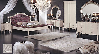  MIRANDOLA (Италия) Мебель для спальни коллекция Giulietta e Romeo ком.142 кровать, комод. 
