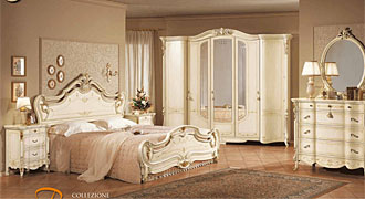  PISTOLESI (Италия) Мебель для спальни Barocco ком.2 кровать, шкаф. 