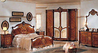  PISTOLESI (Италия) Мебель для спальни модель Tresor кровать, шкаф. 