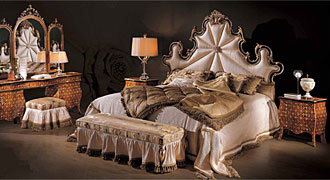  EZIO BELLOTTI (Италия) Мебель для спальни коллекция Platinum мод.3140 кровать. 