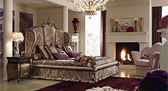  BM Style (Италия) Мебель для спальни, коллекция Notti Magiche, кровать мод. Adelaide 