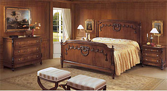  ANGELO CAPPELLINI (Италия) Мебель для спальни модель Debussy, кровать деревянная, комод 