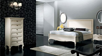  MIRANDOLA (Италия) Мебель для спальни коллекция INFINITY, композиция 12 кровать. 