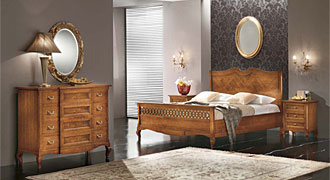  MIRANDOLA (Италия) Мебель для спальни коллекция INFINITY, композиция 13 кровать. 