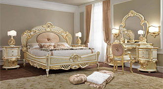  PISTOLESI (Италия) Мебель для спальни коллекция Regina кровать, тумбочка. 