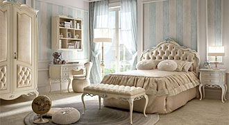  SIGNORINI COCO (Италия) Мебель для спальни, кровать, коллекция FOREVER, комп.04 