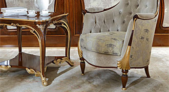  MEDEA (Италия) Мягкая мебель, коллекция  LIBERTY, комп.22, кресло, кофейный столик 
