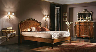  TAROCCO VACCARI (Италия) Мебель для спальни коллекция LUIGI XXI, комп.02 кровать. 