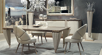  TURRI (Италия) Коллекция  ORION: обеденный стол, стулья 