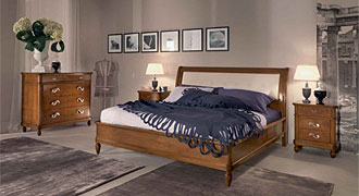  CAVIO (Италия) Мебель для спальни коллекция CОMO комп.06 кровать двуспальная 