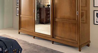  CAVIO (Италия) Мебель для спальни коллекция CОMO, шкаф-купе платяной классика 