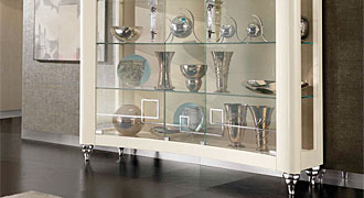  REDECO (Италия) Итальянская гостиная коллекция ABITARE ITALIANO , витрина для гостиной 1003 