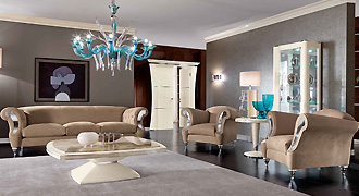 REDECO (Италия) Мягкая мебель, коллекция ABITARE ITALIANO, диван 1011, кресло, журнальный столик 
