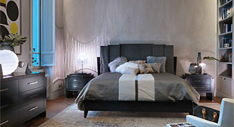  SELVA (Италия) Кровать в современном стиле, модель EXCELSIOR 