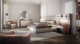  CAPITAL (Италия) Мебель для спальни ,кровать TRILOGY XL 