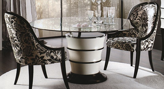  MOBIL FRESNO (Испания) Коллекция SAVOY, круглый стол, стулья 